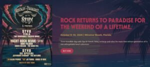 Styx announce the full lineup for their annual Rockin' In Paradise Florida Vacation Concert Package
