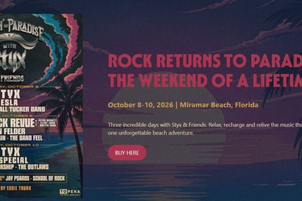Styx Announce Rockin’ in Paradise October 2026