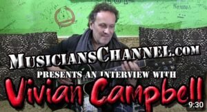 Vivian Campbell of Def Leppard and Last In Line talks to MuisiciansChannel.com Editor Adam St. James
