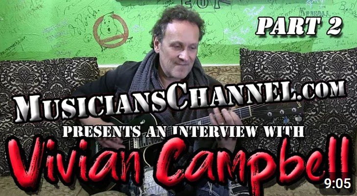 Vivian Campbell of Def Leppard and Last In Line Talks to MusiciansChannel.com Editor Adam St. James