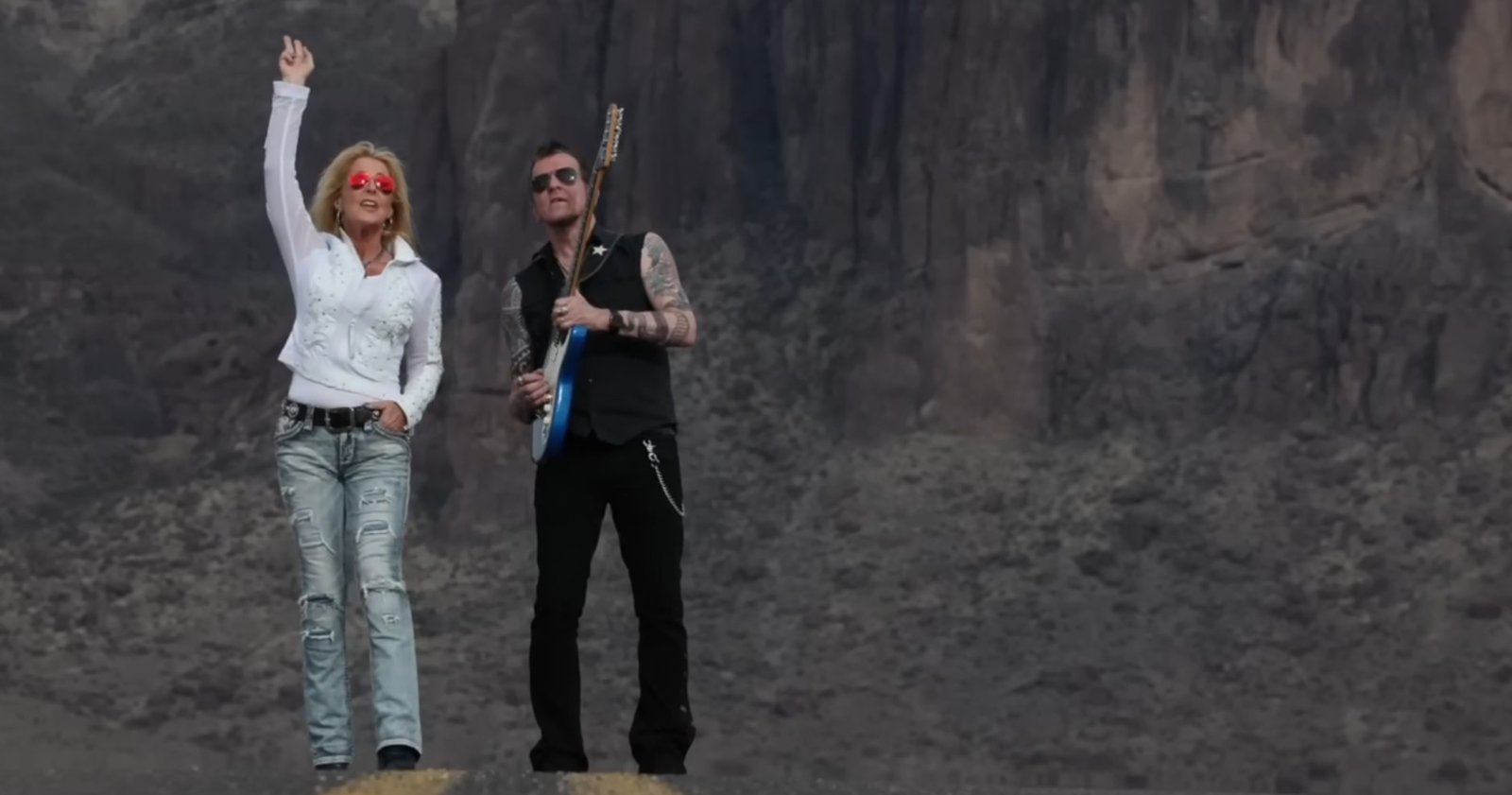 Lita Ford and Gary Hoey