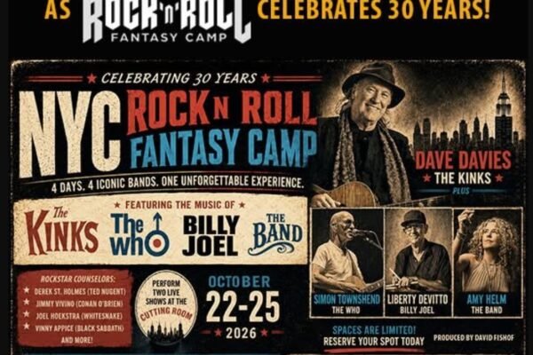 Rock ‘n’ Roll Fantasy Camp Hits NYC