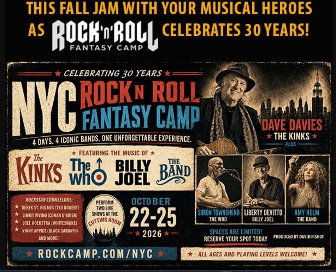 Rock 'n' Roll Fantasy Camp hits NYC